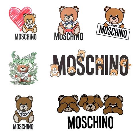 moschino bear logo.